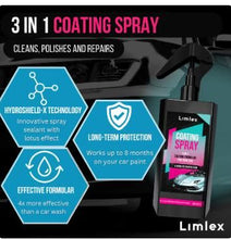 Coating Spray and Foam Car Cleaner ( Pack Of 2 )
