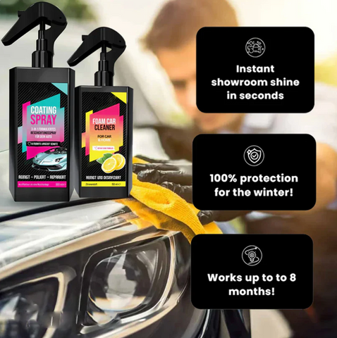Car Coating Spray and Foam Cleaner